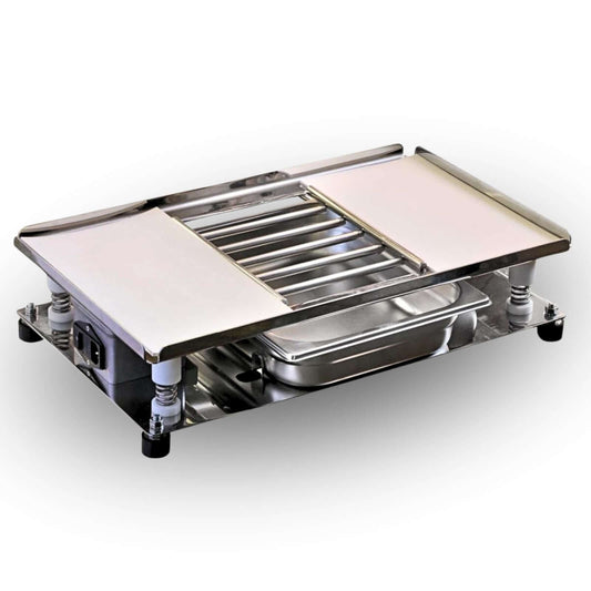 PLATEAU VIBRANT DE TABLE AVEC GRILLE